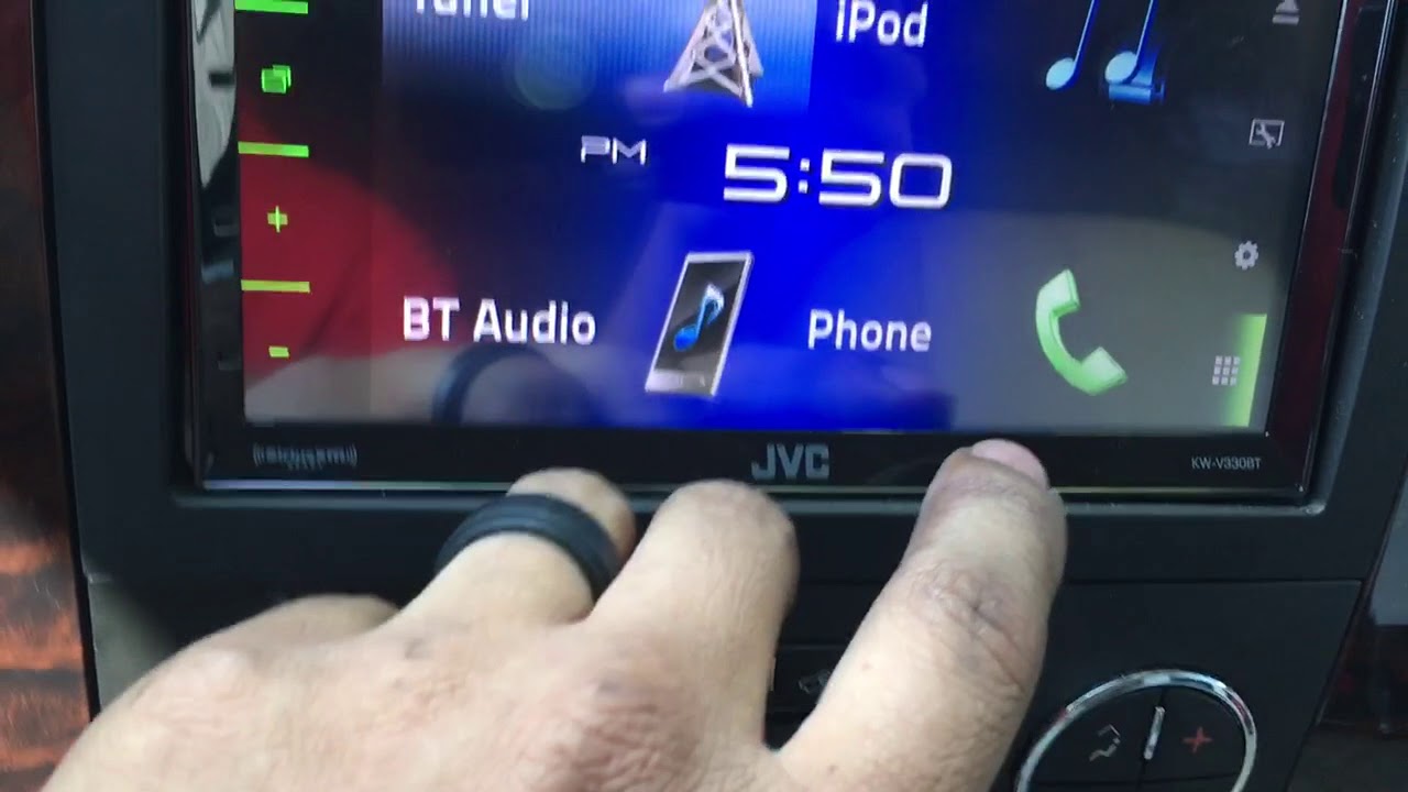 jvc kw-v330bt mirror function Bluetooth GMC Yukon Denali