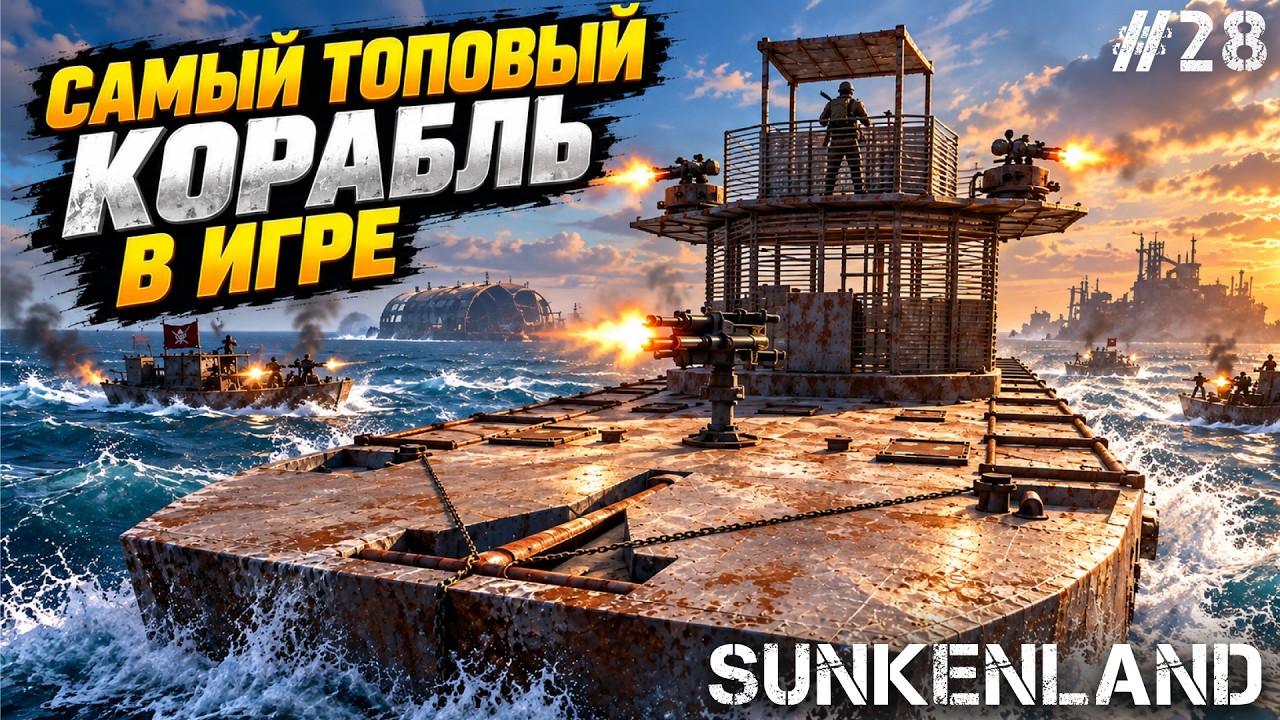 Я ПОЛУЧИЛ САМЫЙ ТОПОВЫЙ КОРАБЛЬ В ИГРЕ! БОЕВАЯ ЧЕРЕПАХА В - SUNKENLAND #28