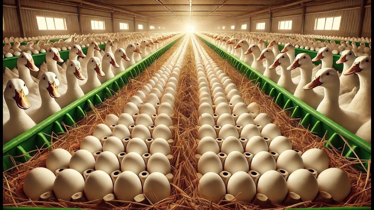 Essential Steps for Organic Duck Raising From DIY Cheap Food to Egg Harvesting | Eco Farm Life