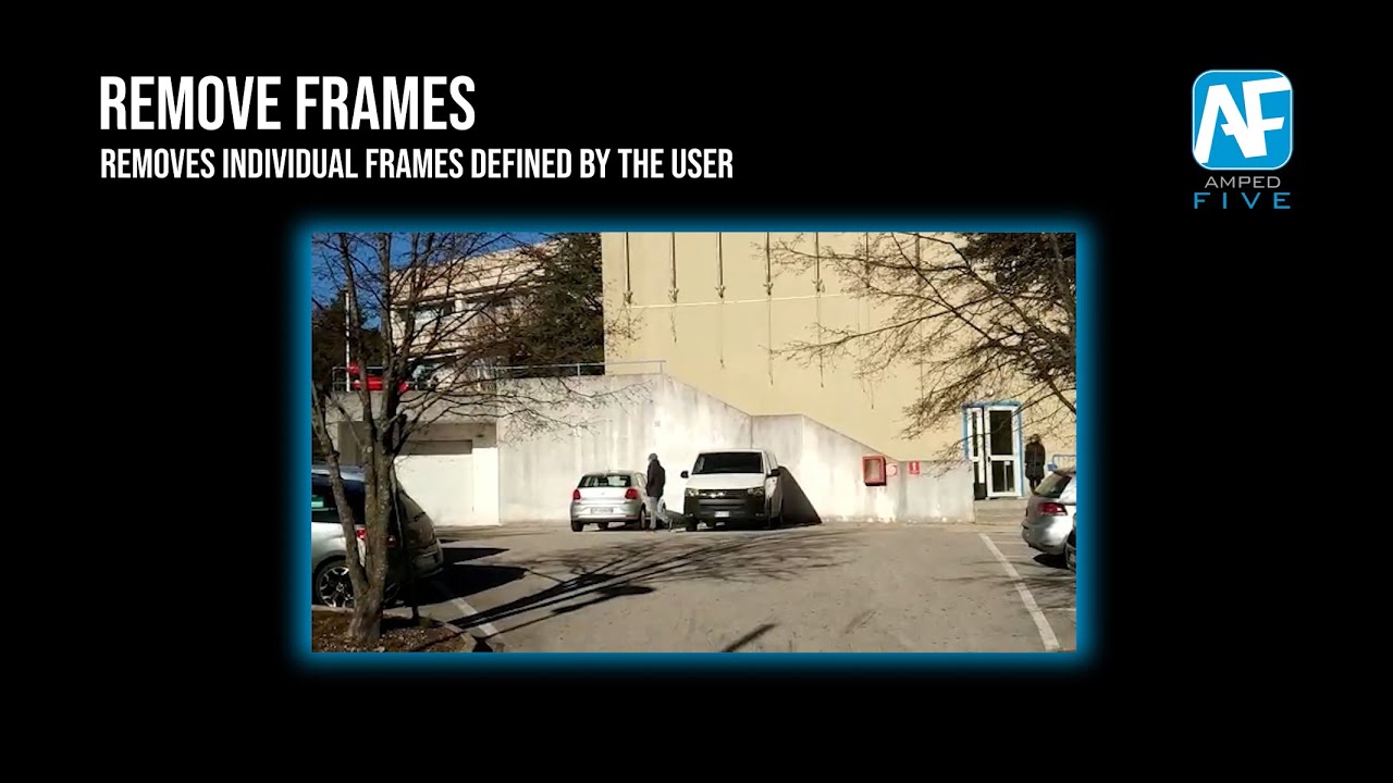 Remove Frames: Remove Individual Frames From a Video in Amped FIVE