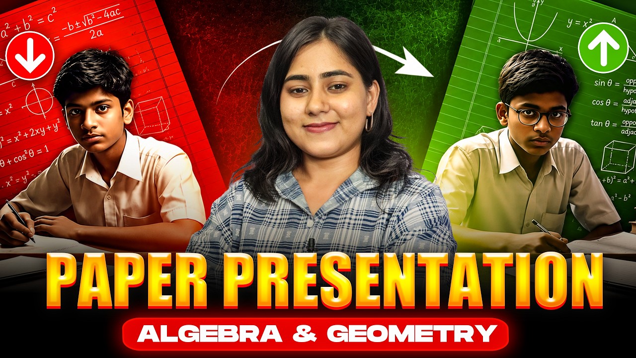 How to Present Algebra & Geometry Paper? | Score 40/40 & 100/100 | Class 10 Maharashtra Board