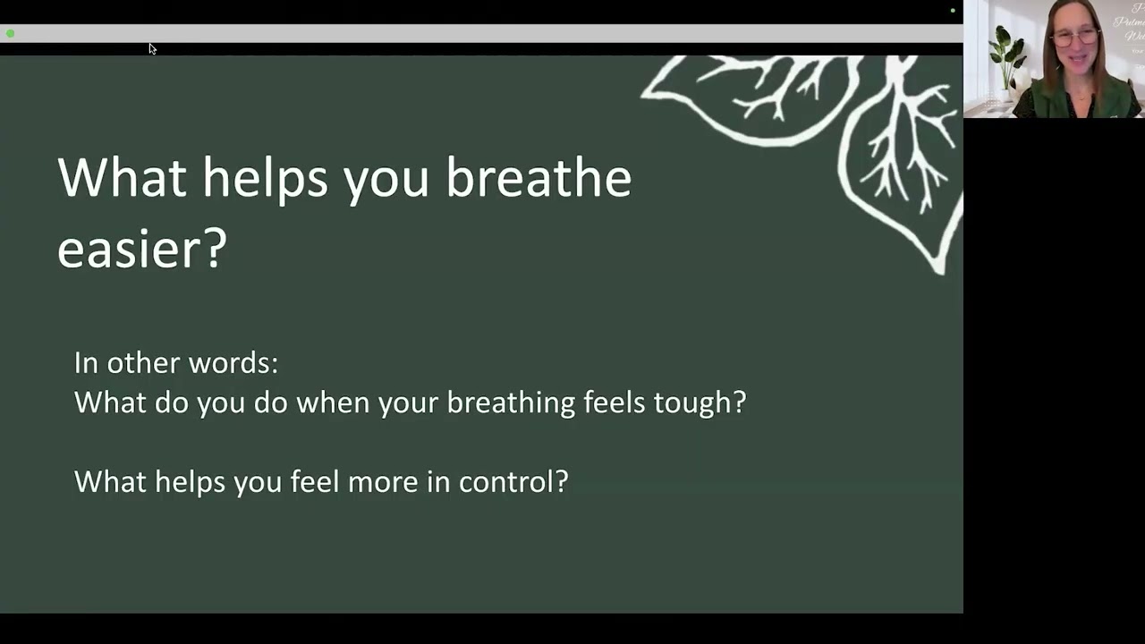 Pulmonary Rehabilitation with Tina Hsu