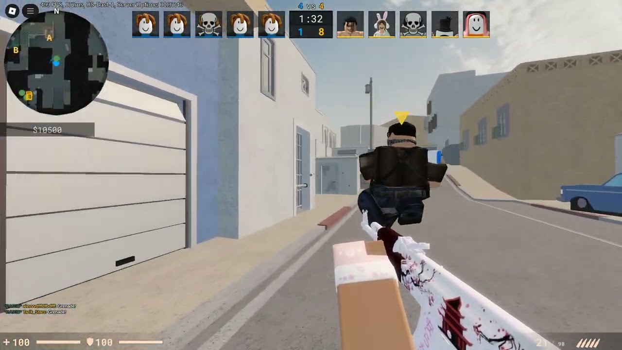 I Played Against FaZe Clan in Counter Blox! (2nd map - Dust 2)