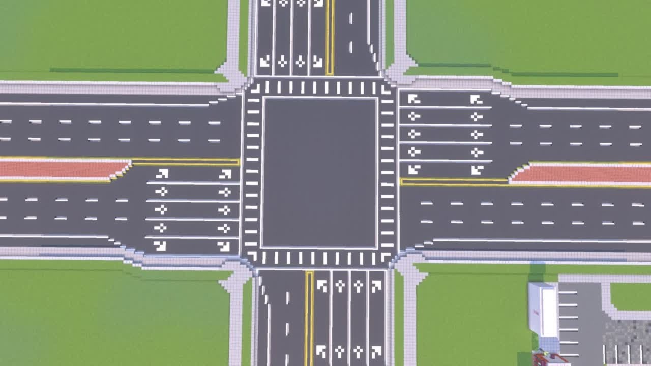 Minecraft: Road Construction - Timelapse | Territory of Delphinia EP 3