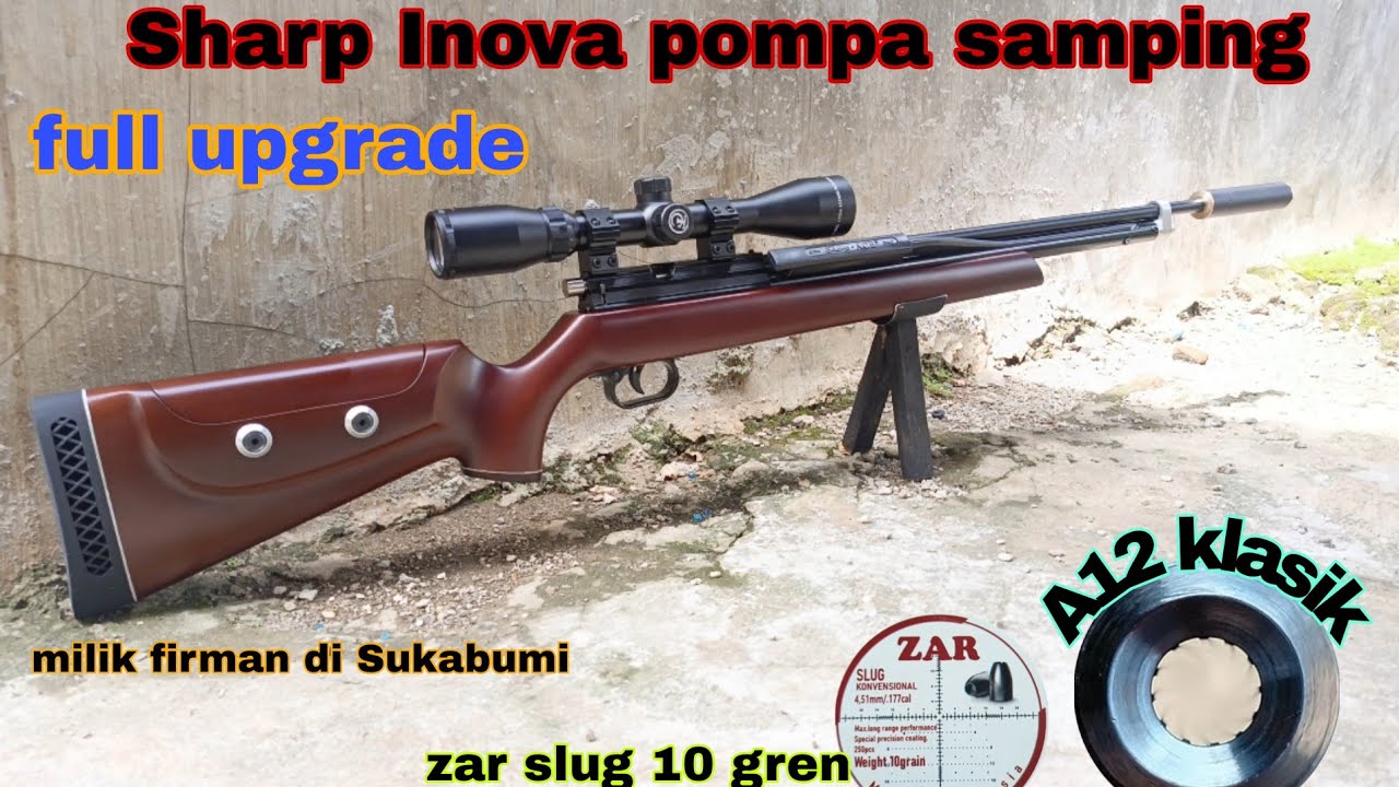 Review uklik castem Sharp Inova pompa samping full upgrade spek hunting tekukur 