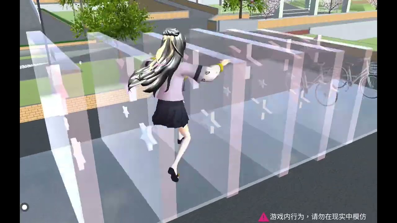 粉白跑酷 🆔️1217 4809 3142 19 #櫻花校園模擬器 #sakuraschoolsimulator 