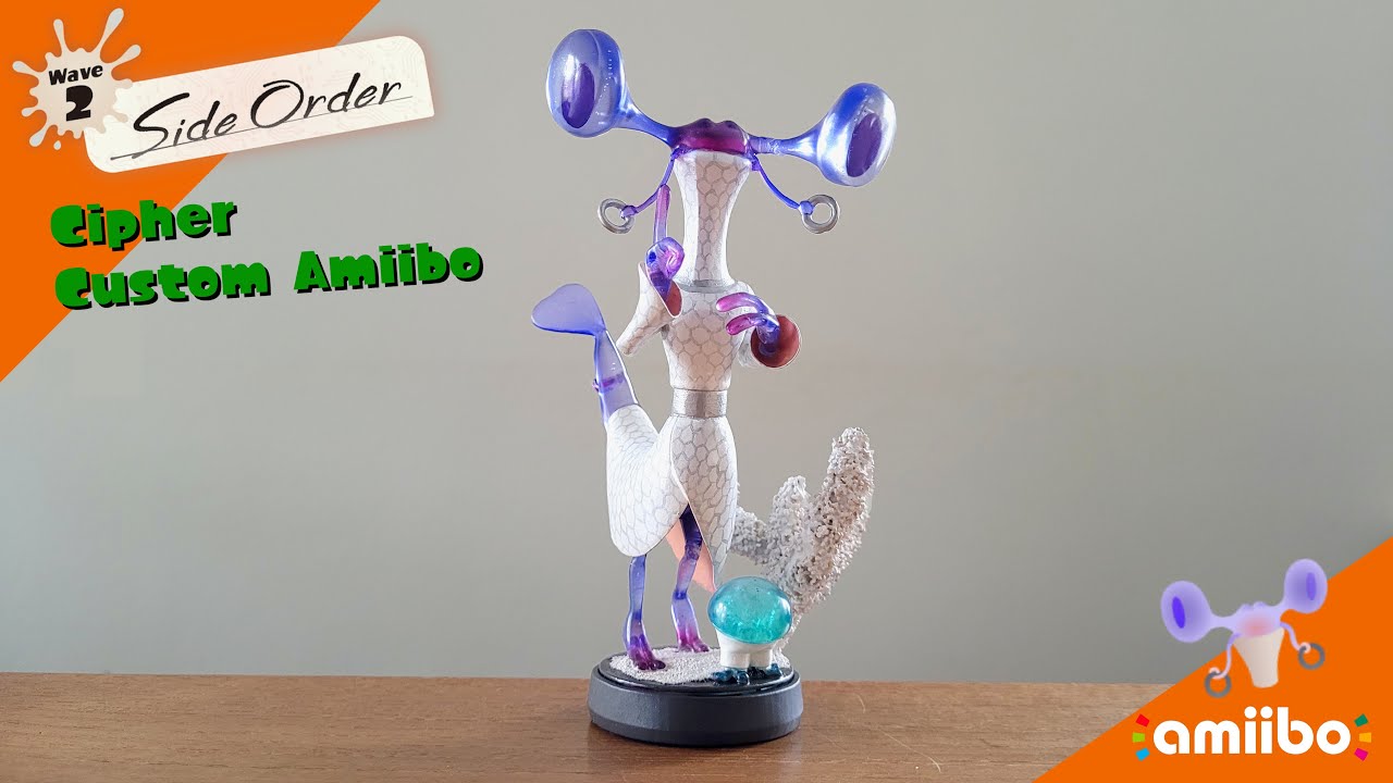 Splatoon 3 Side Order - Cipher | Custom Amiibo