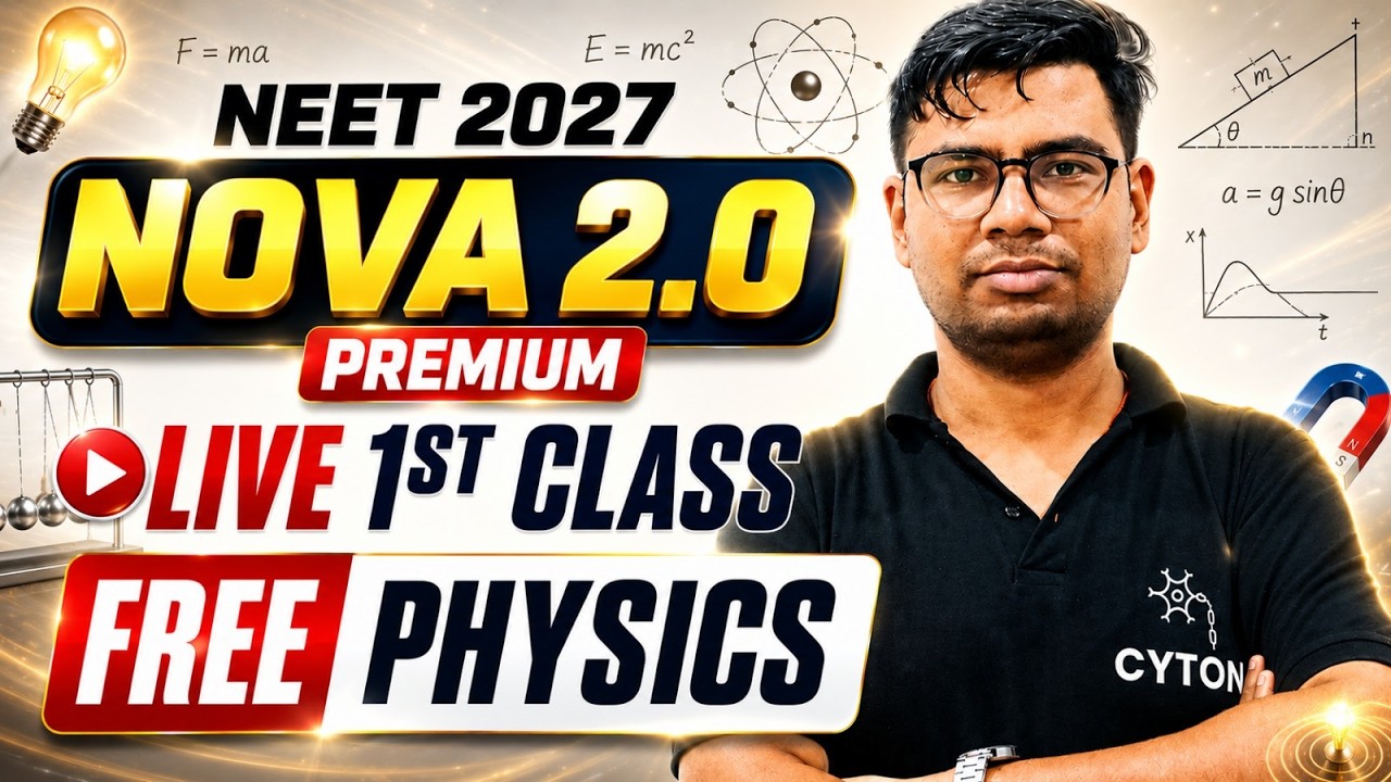 NOVA Premium 2.0 for NEET 2027 | First Free Physics Class |  #neet2027 #mbbs #reneet