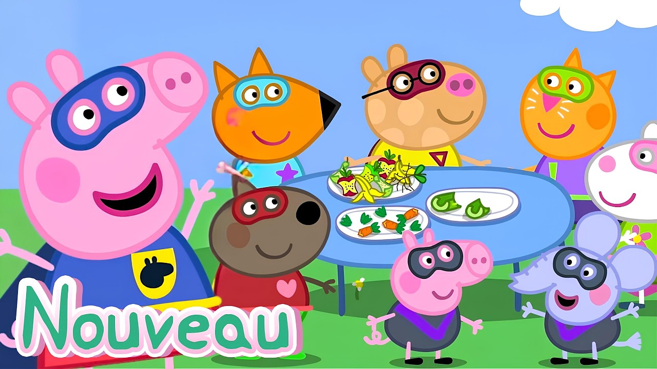 Les histoires de Peppa Pig 🦸‍♀️ L'école des super-héros ! ⚡💥 Dessins animés en français