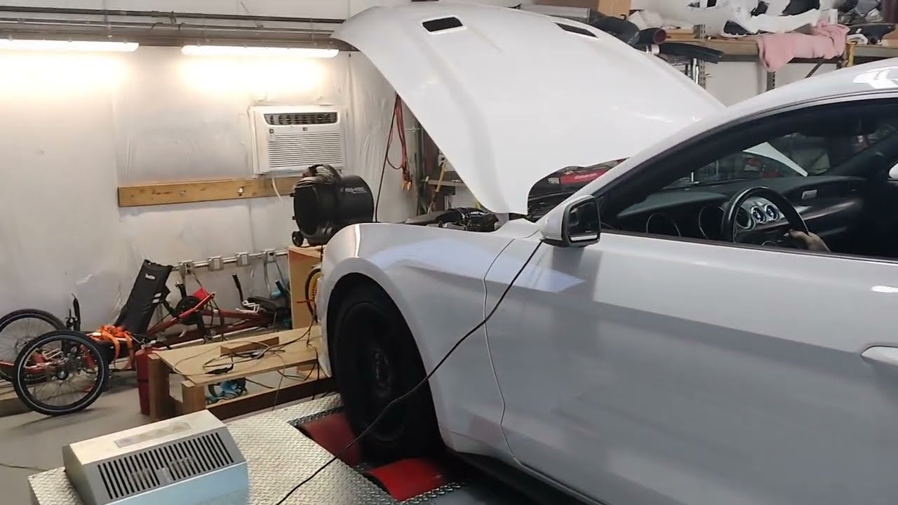 Mustang Ecoboost Dyno, стандартный и модифицированный