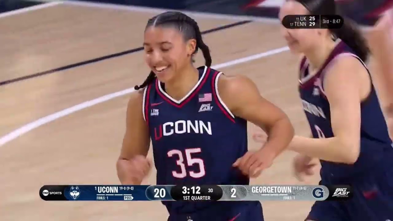 UConn Women's Basketball vs Georgetown - Full Game (January 22, 2026)