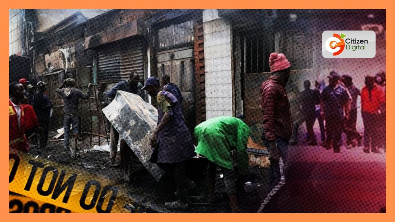 Losses after looting during protest
