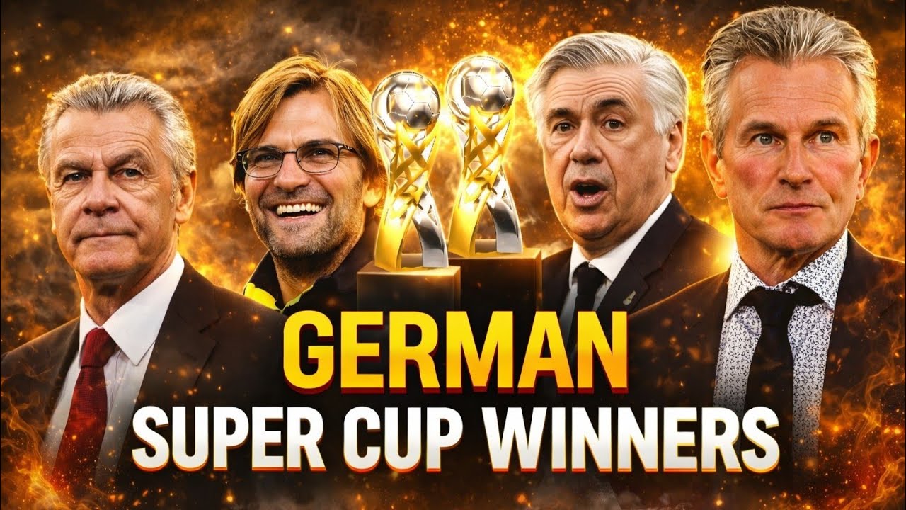 All Coaches Who Won German Super Cup 1987-2026