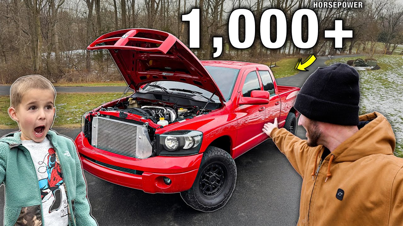 Surprising my 4 year old with a 1000+HP Cummins!