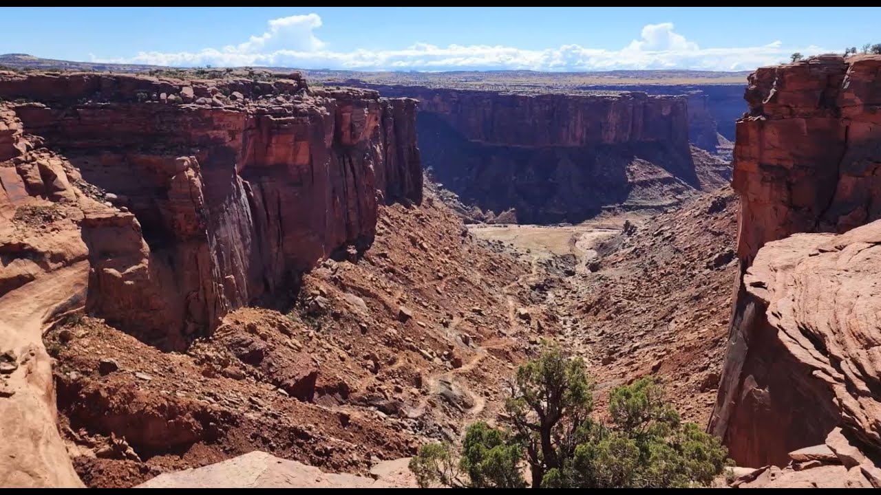 Moab Utah TW200 outside Dead Horse State Park
