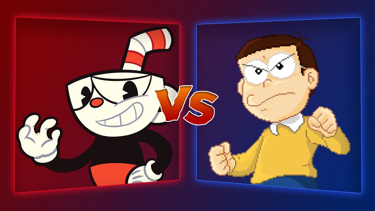 MUGEN Battle - Cuphead vs Nobita