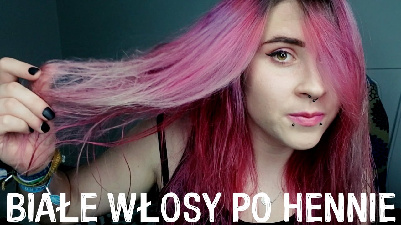 BIAŁE WŁOSY PO HENNIE?!