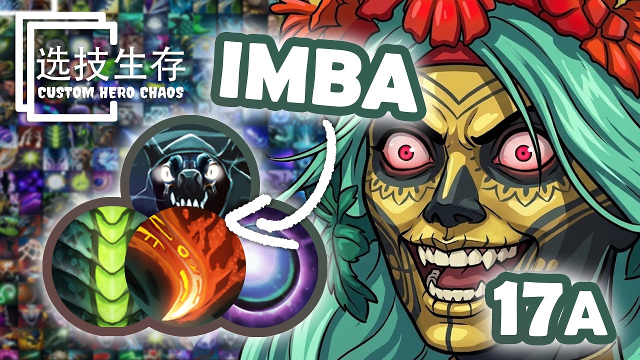 Muerta Round 70  Best Skills Combo - Dota 2 Custom Hero Chaos