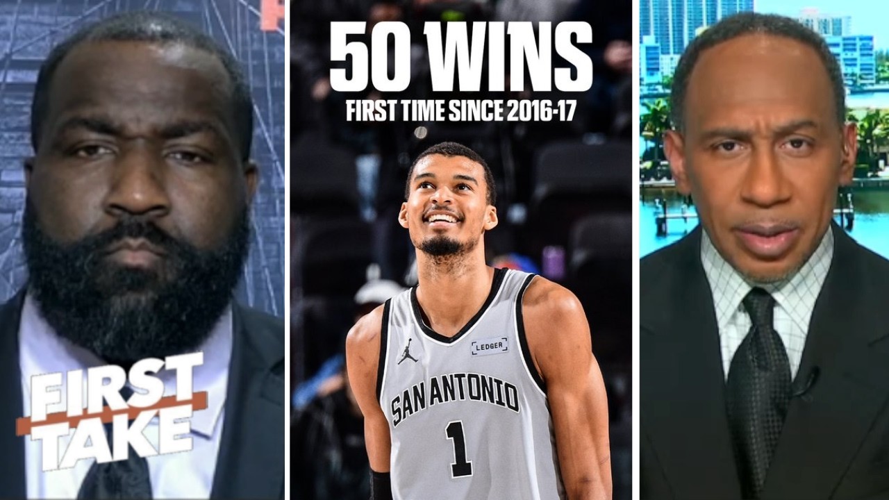 FIRST TAKE | Spurs are going to win NBA Championship - Perk tells Stephen A. on Wemby cooks Clippers