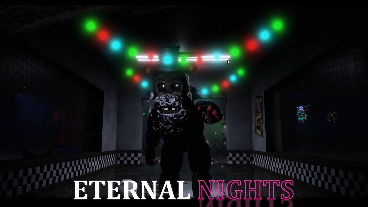 ¿¡EL MEJOR JUEGO DE Five Nights at Freddy's EN ROBLOX!? ETERNAL NIGHT NOCHE 1-2
