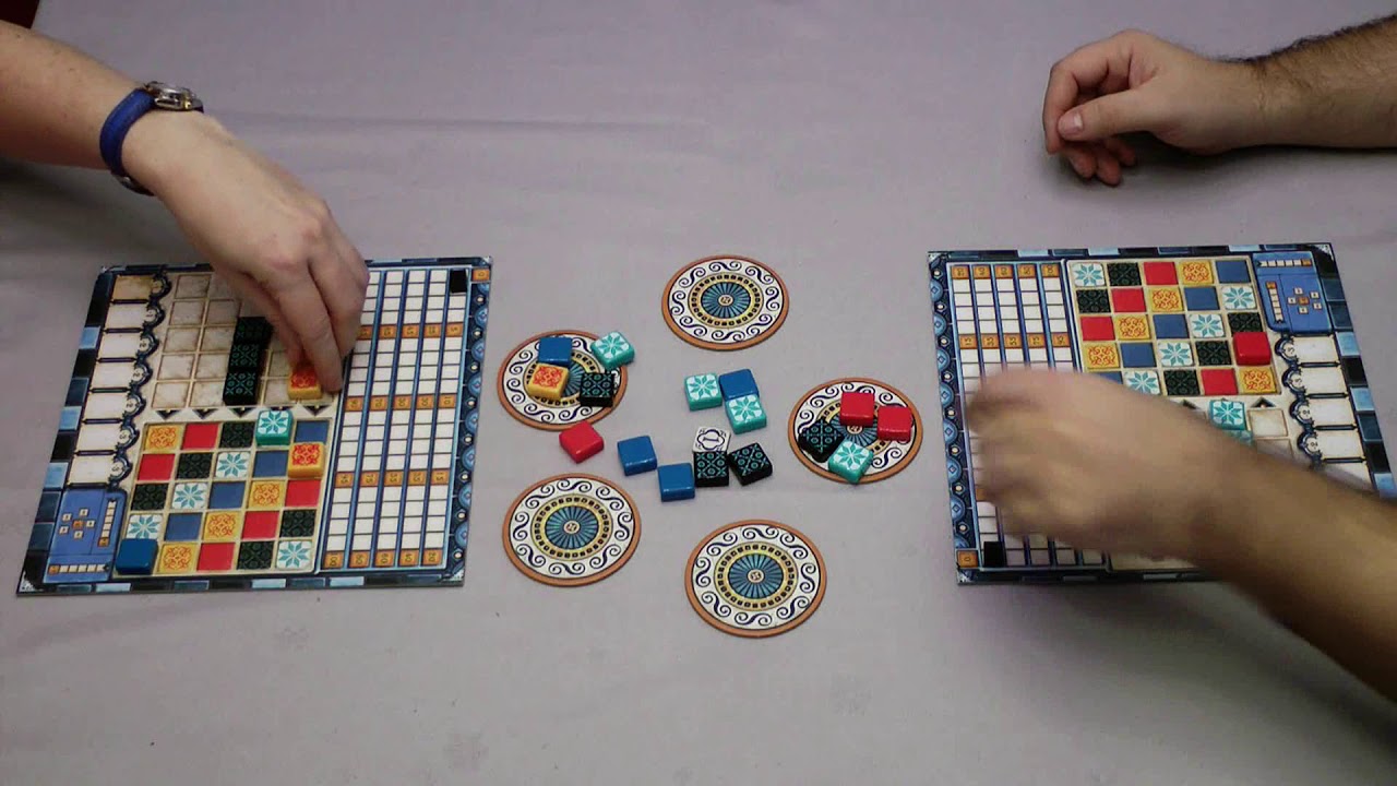 Gameplay: Azul (Plan B Games) Berna Vs. Smuker / Essen 2017