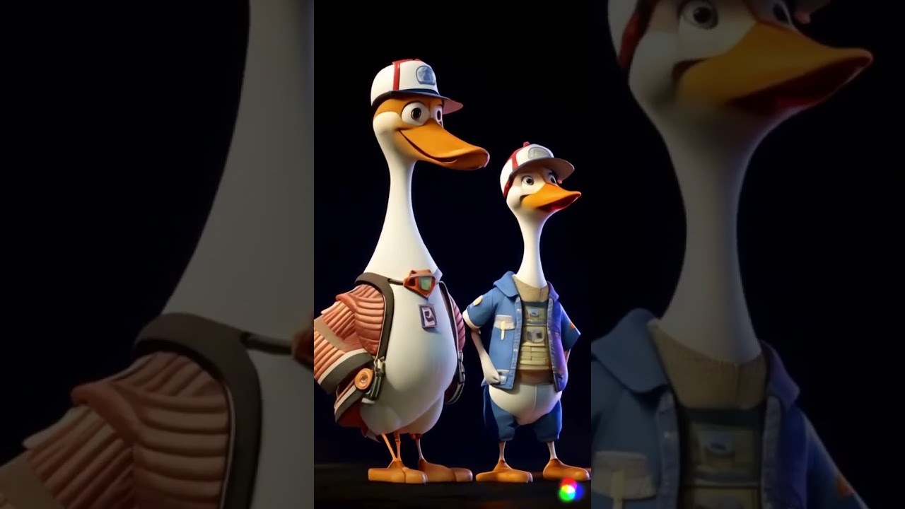 Гуси-рэперы. Новый трек с генеративной музыкой. Больше в шутку #музыка #music #aimusic #shorts