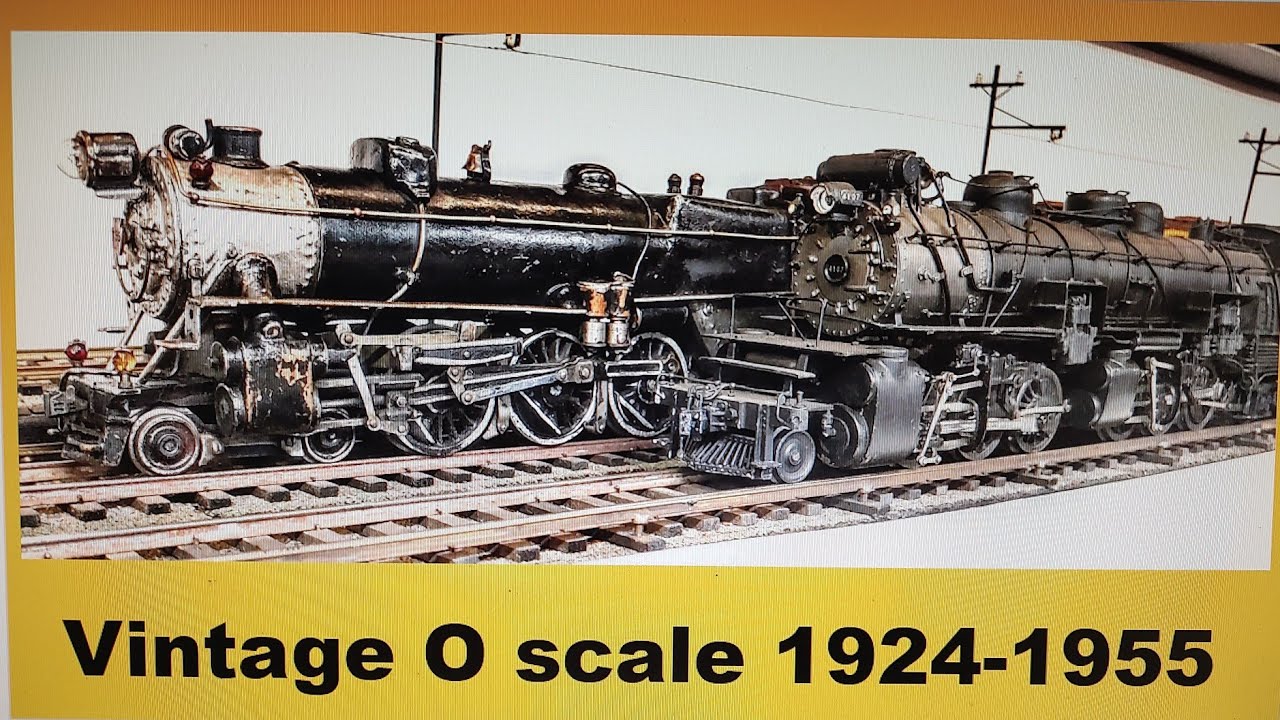 History of O Scale Model Trains 1924 -55 part of O Scale Central meeting  @vintage-model-trains