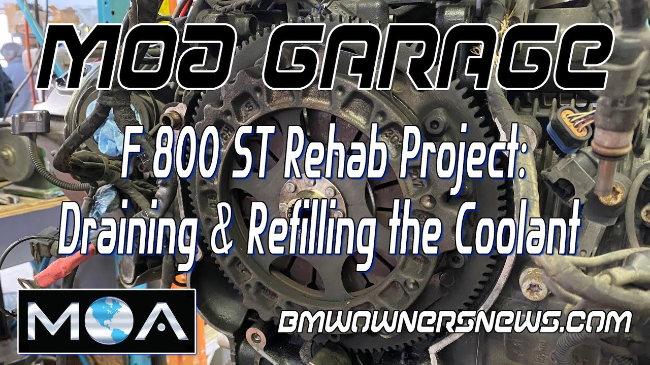 BMW F 800 ST Rehab: How to Drain and Refill the Coolant