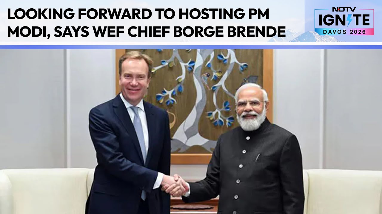 Davos At 2026 | Looking Forward To Hosting PM Modi, Says WEF Chief Borge Brende