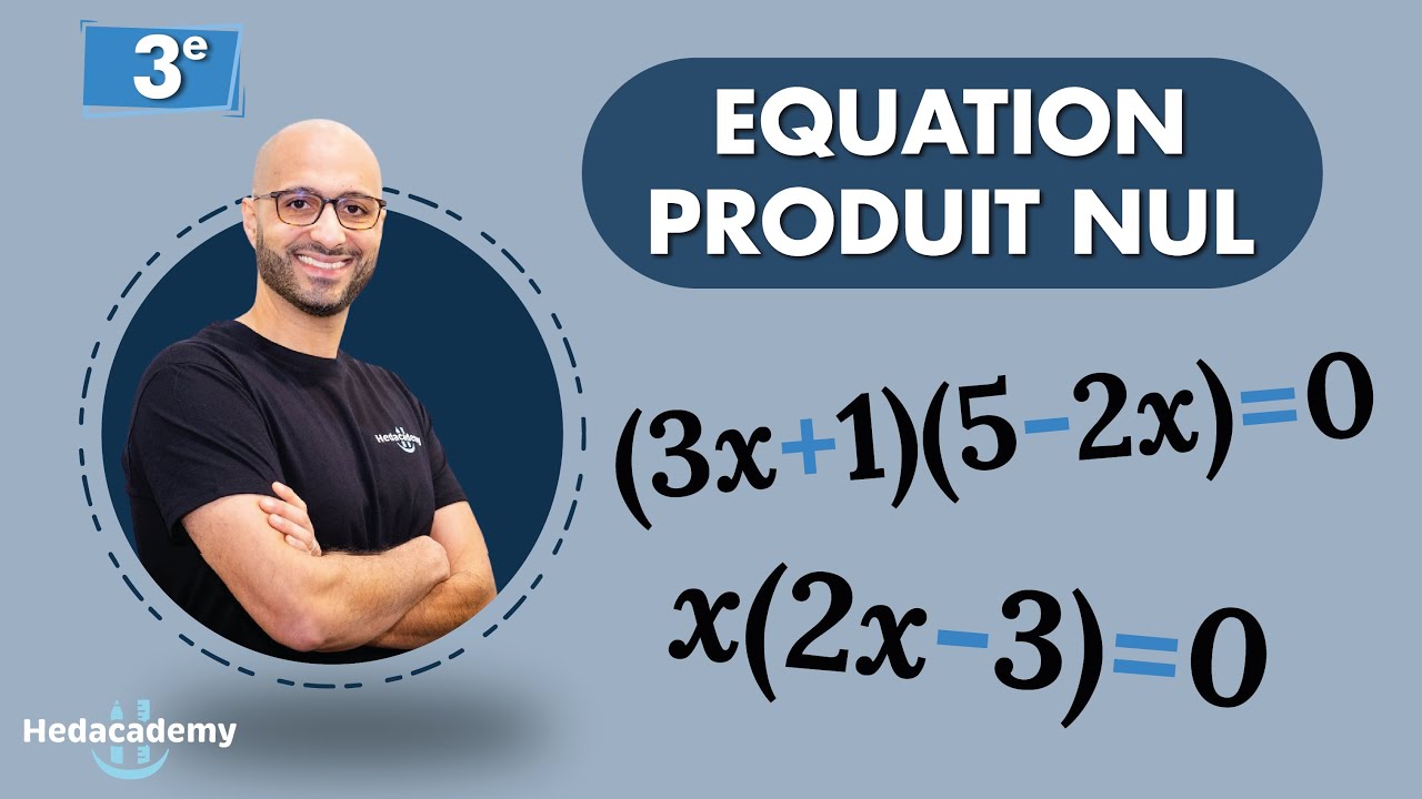 Equation produit nul