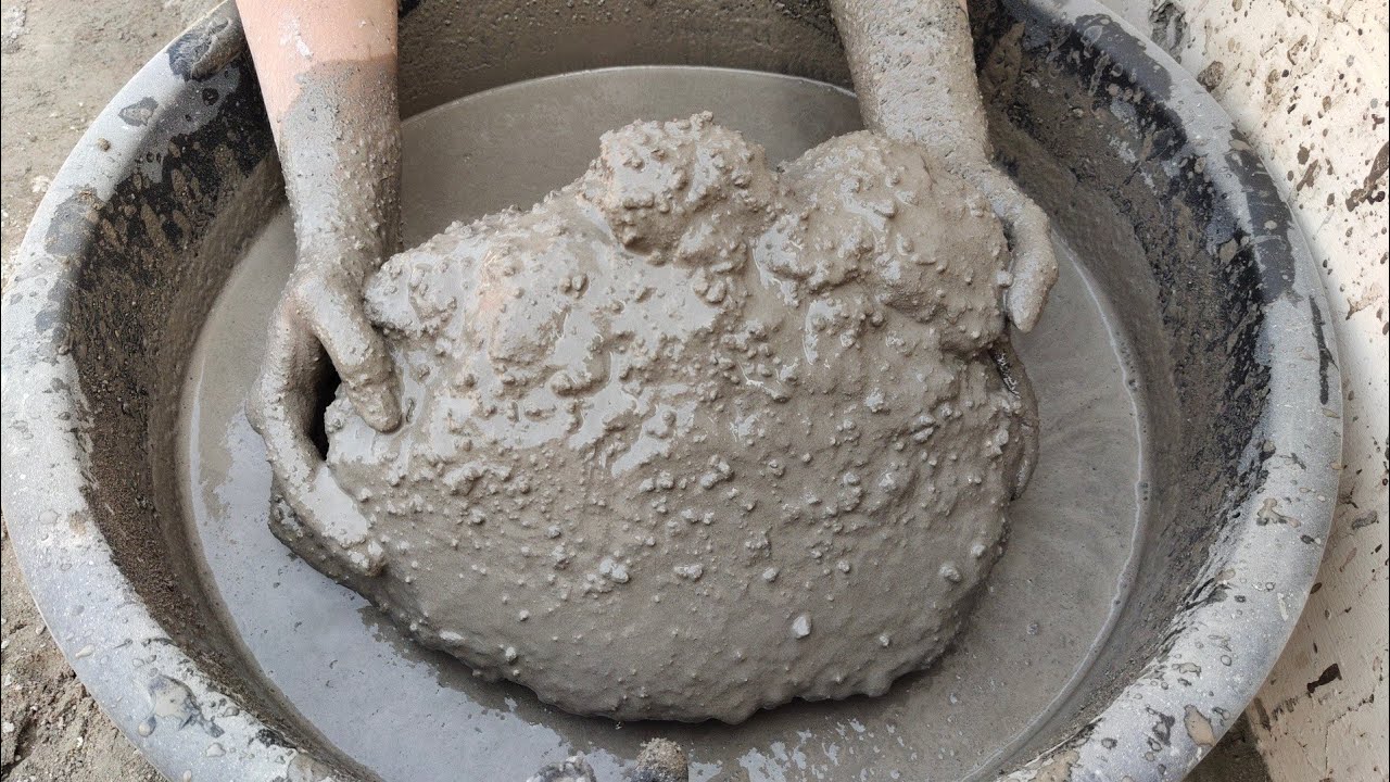 Wait is over ||ASMR || Huge Chunks || Gritty cement water 💦crumbling || mouthwatering || ASASMR || 😋