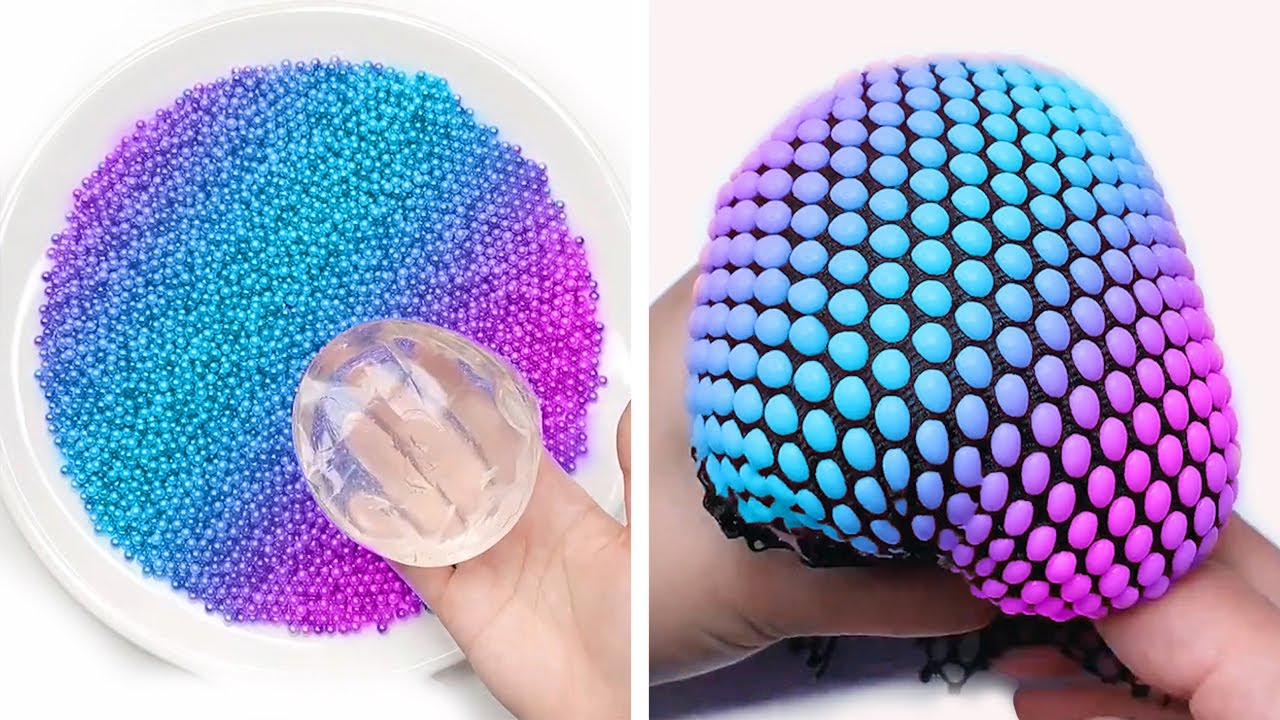 12 Hour Oddly Satisfying Slime ASMR No Music Videos - Relaxing Slime 2022