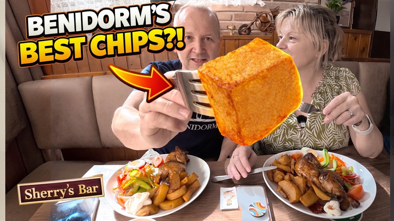 This Place Has the BEST Chips in Benidorm 🇪🇸🍟 (Hidden Gem!) #Benidorm #Benidorm2026 #BenidormFood