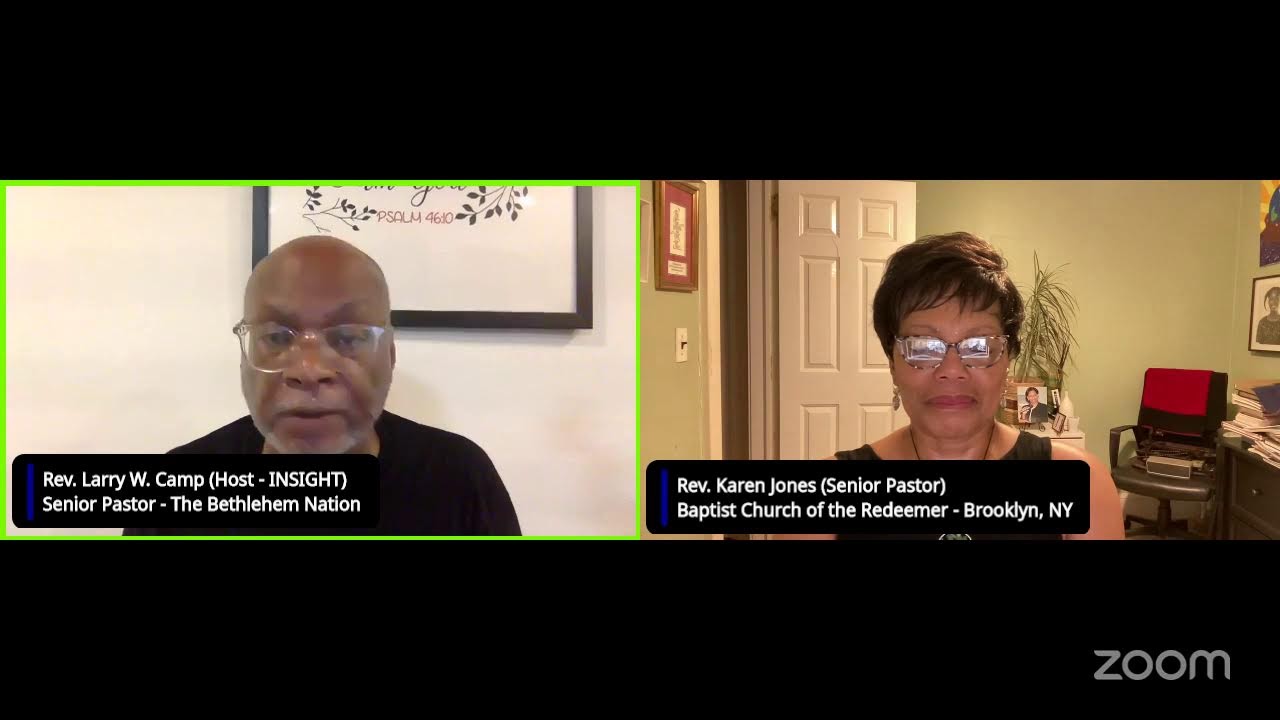 Rev. Larry W. Camp Presents... INSIGHT, Season 5: Episode 20, Guest: Rev. Karen Jones