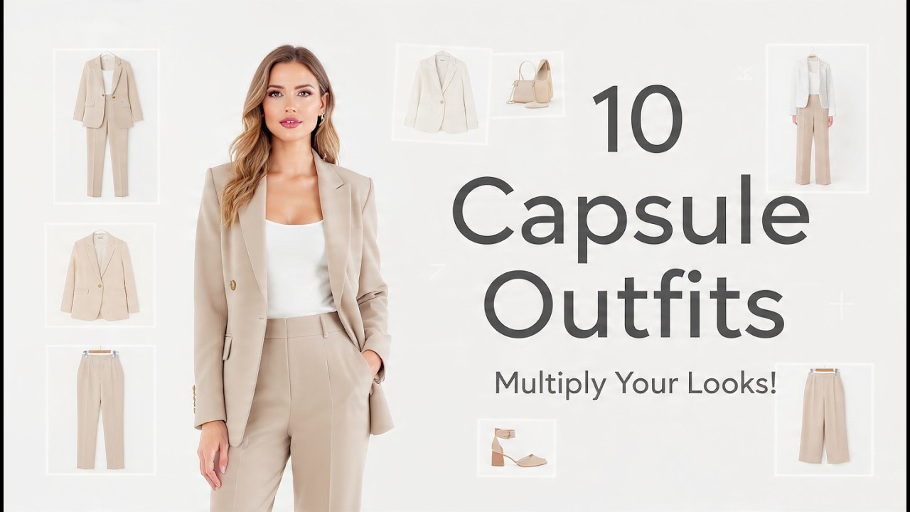 Build a Capsule Wardrobe That Actually Works (10 Outfit Ideas!)