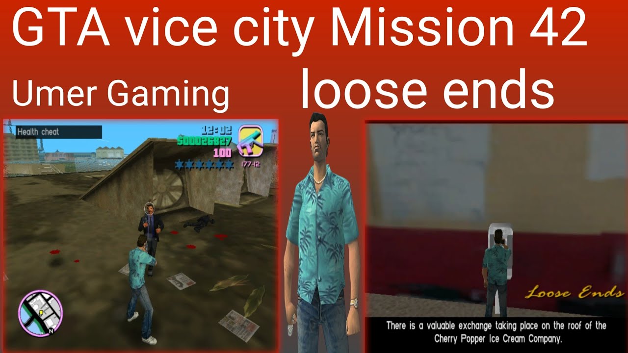 Mission 42: Loose Ends FINISHED 😈🔥 | GTA Vice City | Umer Gaming