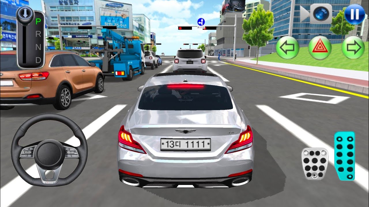 New White Mercedes G-63 Driving in Parking || 3d Driving Class Gameplay #gameplay #cargame 