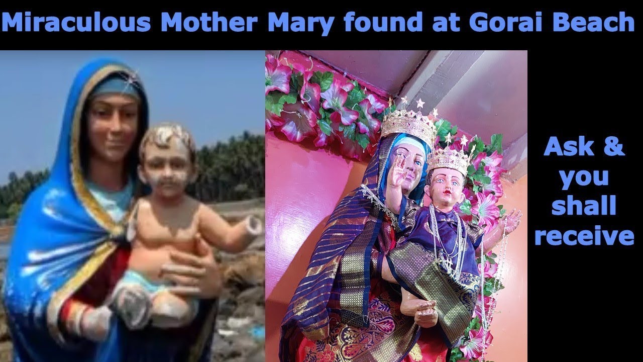 Mother Mary was found on Gorai beach||mumbai