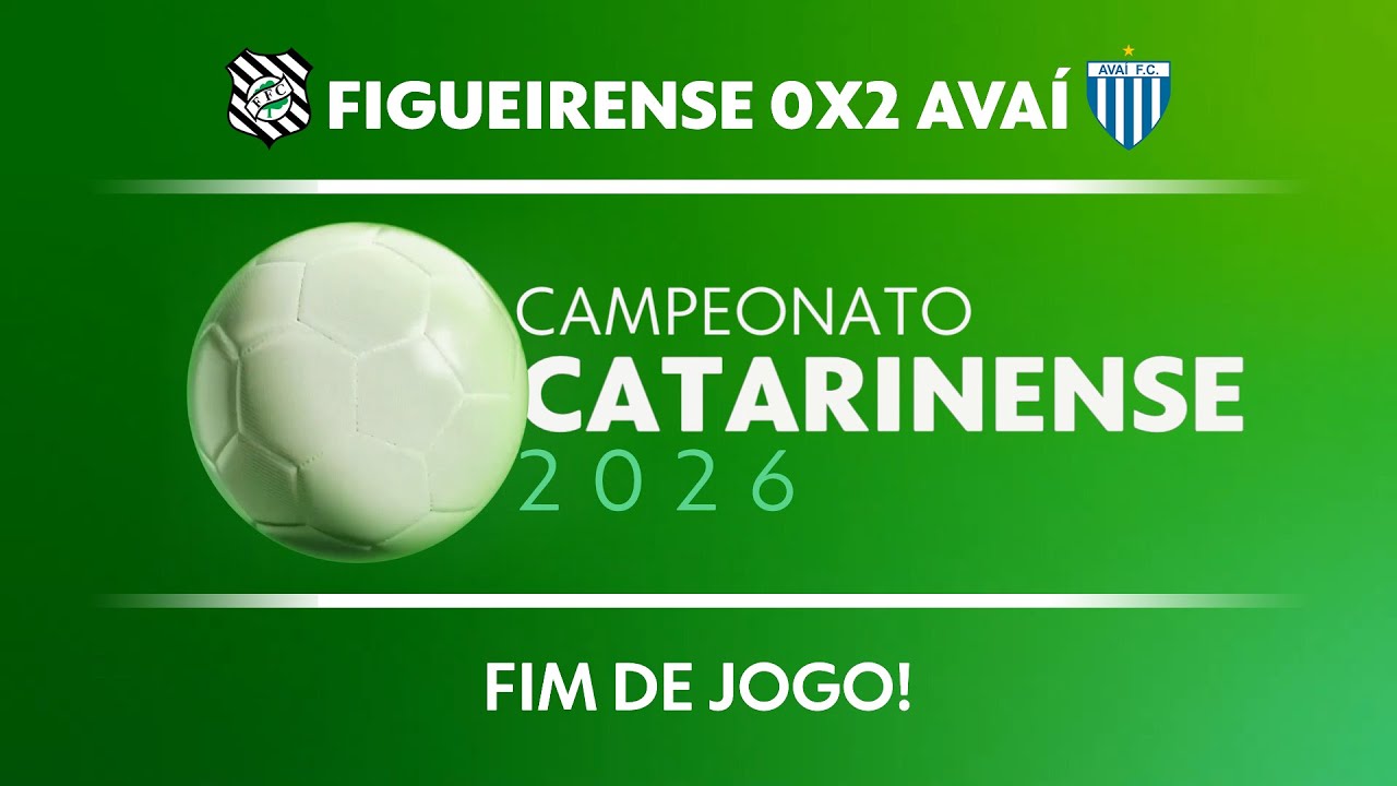 FIGUEIRENSE 0X2 AVAÍ (AO VIVO COM IMAGENS) | CAMPEONATO CATARINENSE 2026 | (18/01)