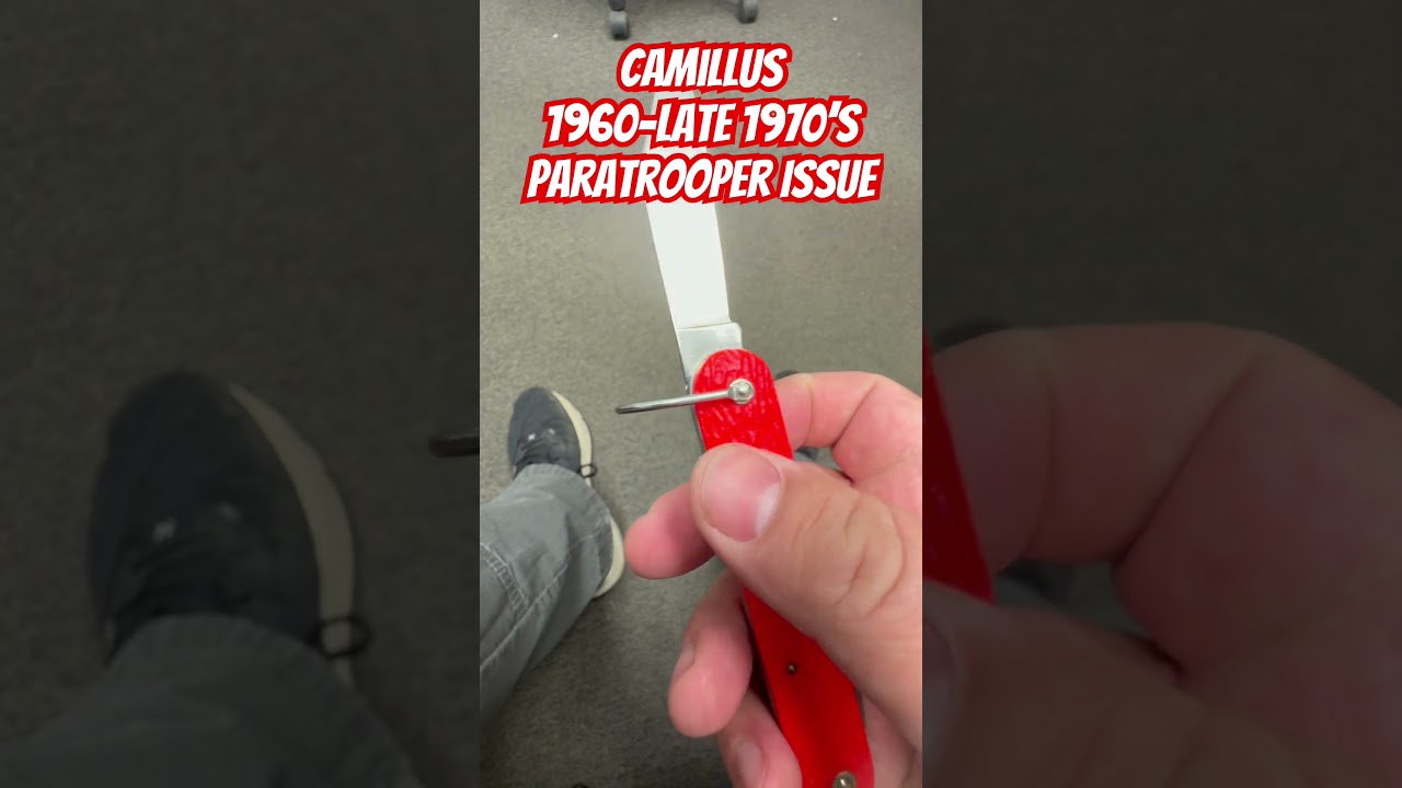 Vintage Camillus Paratrooper Knife 1960-Late 1970&rsquo;s #vintage #military #USA #camillus #paratrooper