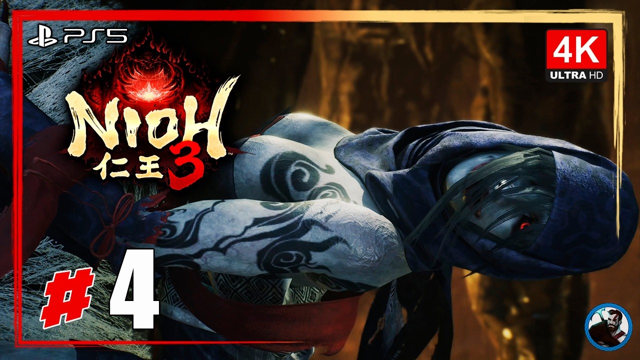 NIOH 3 - Español #4 | El Demonio de las Grutas Encantadas - Boss Hinoenma - PS5