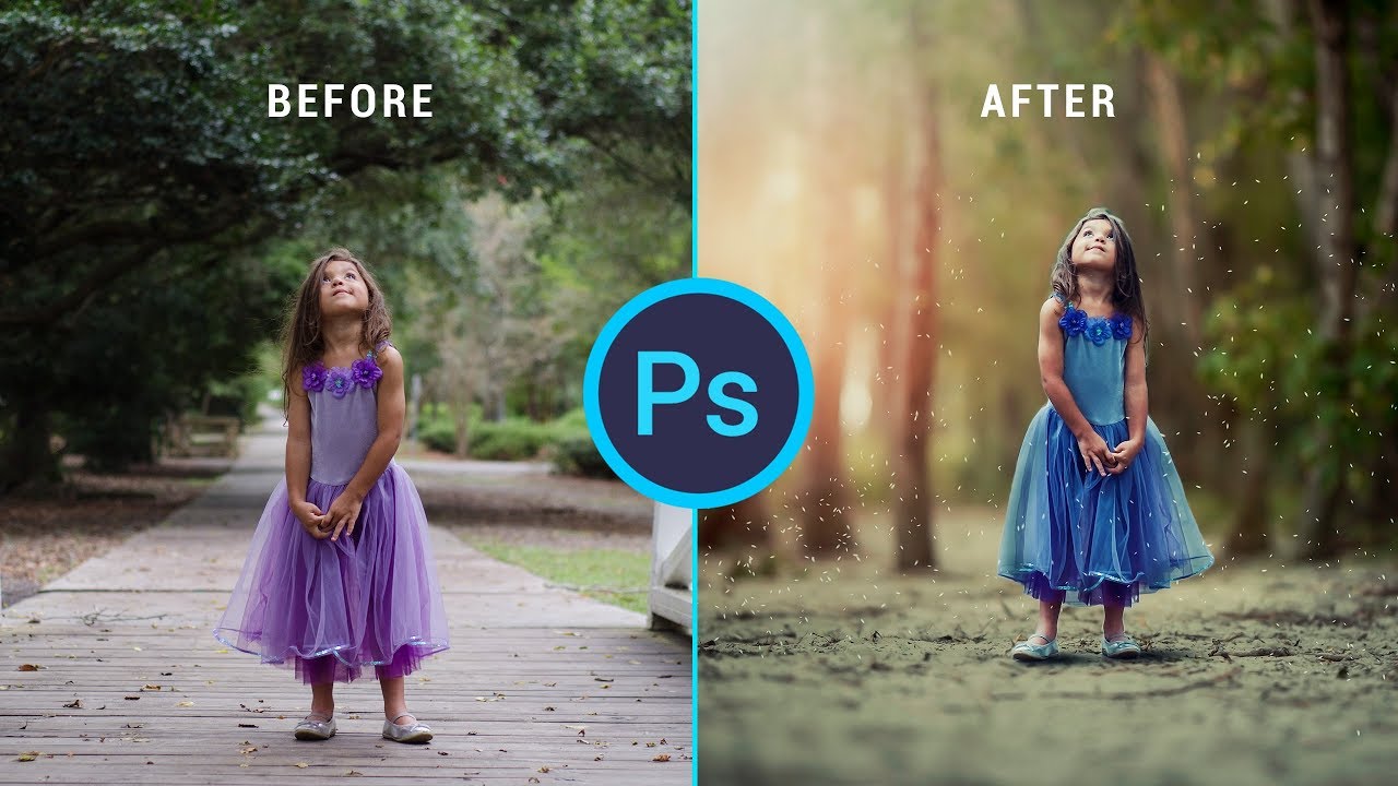 HOW COULD I EDIT MY CHILD Photo with Photoshop | change photo background in Photoshop