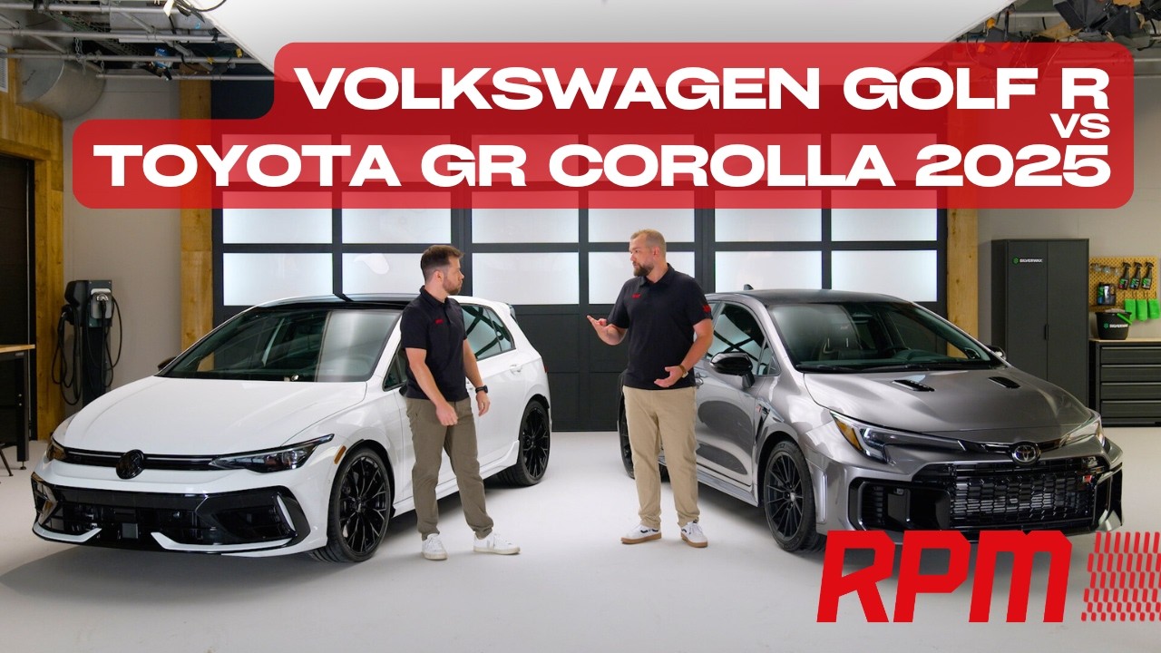 RPM : Volkswagen Golf R vs Toyota GR Corolla 2025