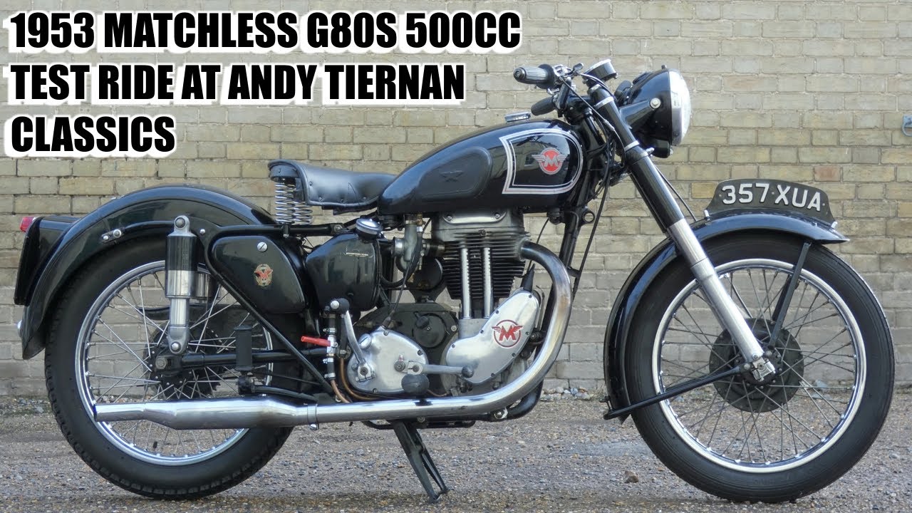 1953 Matchless G80S 500cc на гонках Andy Tiernan Classics #09404MCH