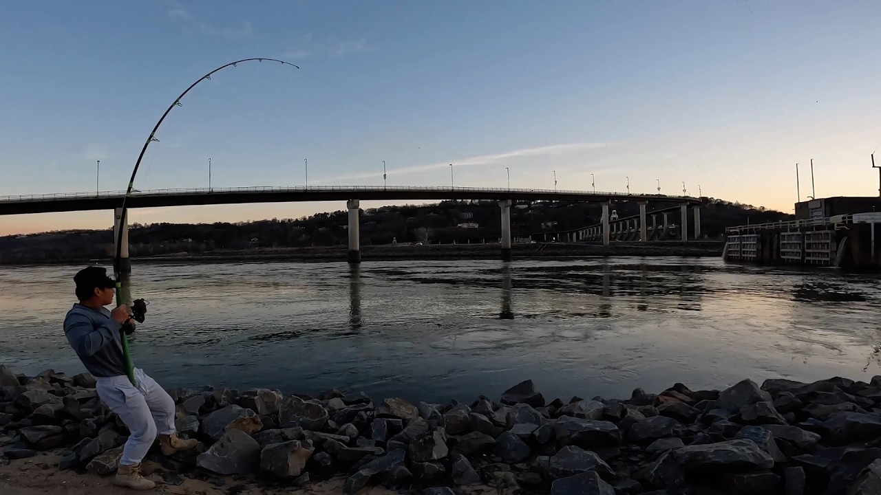 5 Days Of Fishing At The Big Dam Bridge In Arkansas!