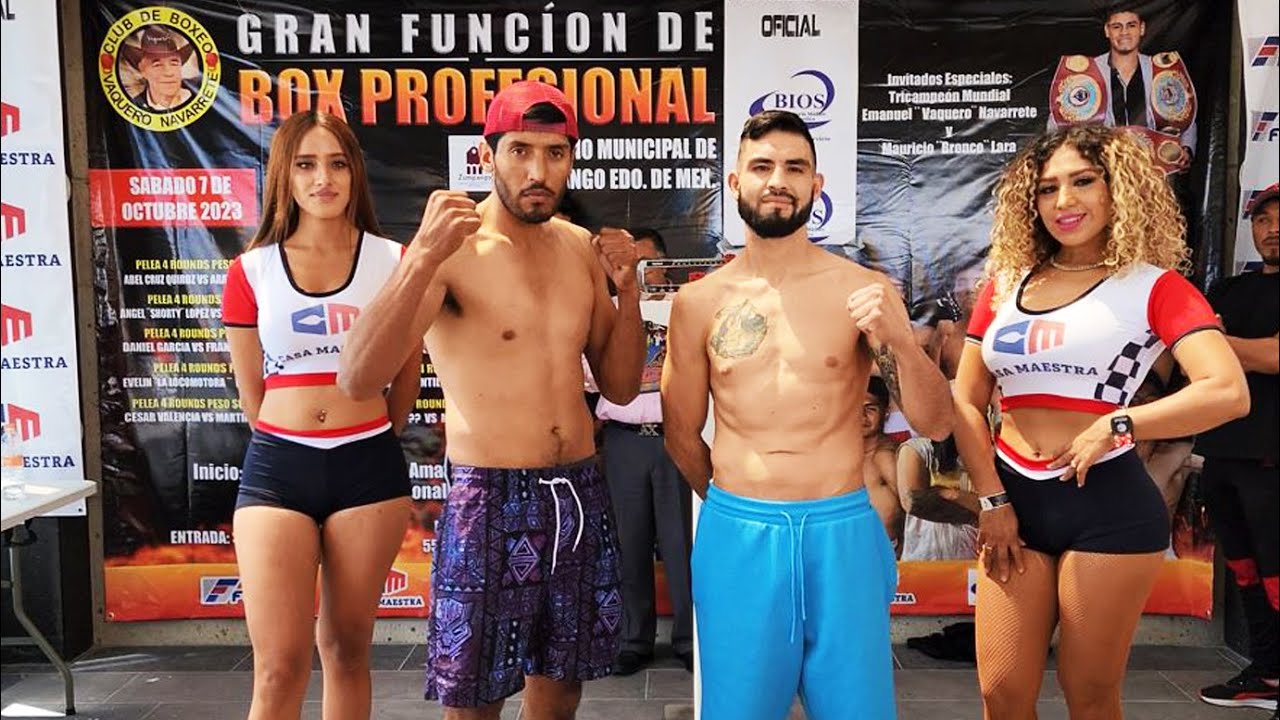 Pesaje de Boxeo profesional | en el rancho de Emanuel Vaquero Navarrete 2023