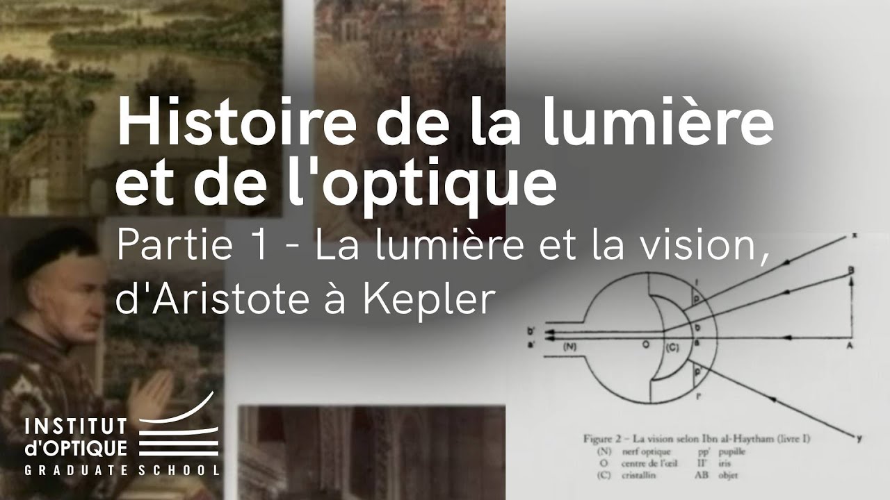Histoire de la lumière et de l'optique - 1 - la lumière et la vision, d'Aristote à Kepler