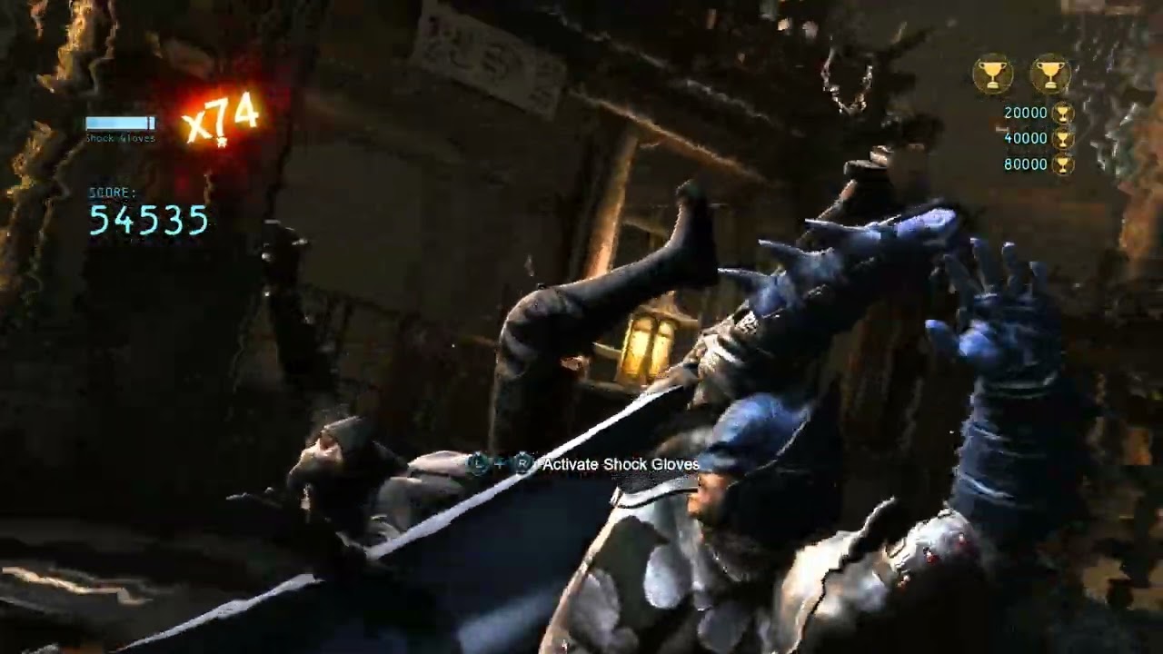 Batman Arkham Origins Togakure-Ryu w/ Hard Mode Modifiers No Damage (Batman)