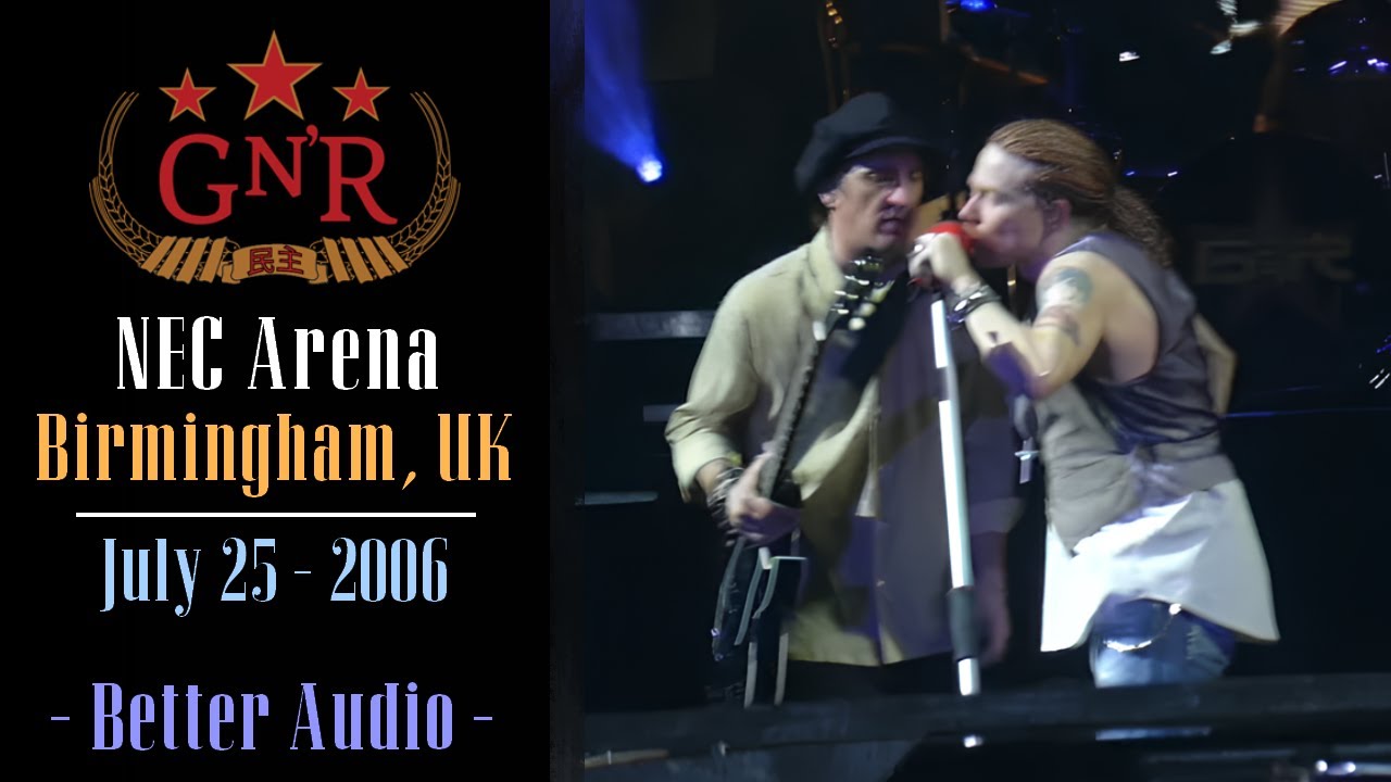 Guns N' Roses Live At "NEC Arena, Birmingham, UK, July 25/2006"