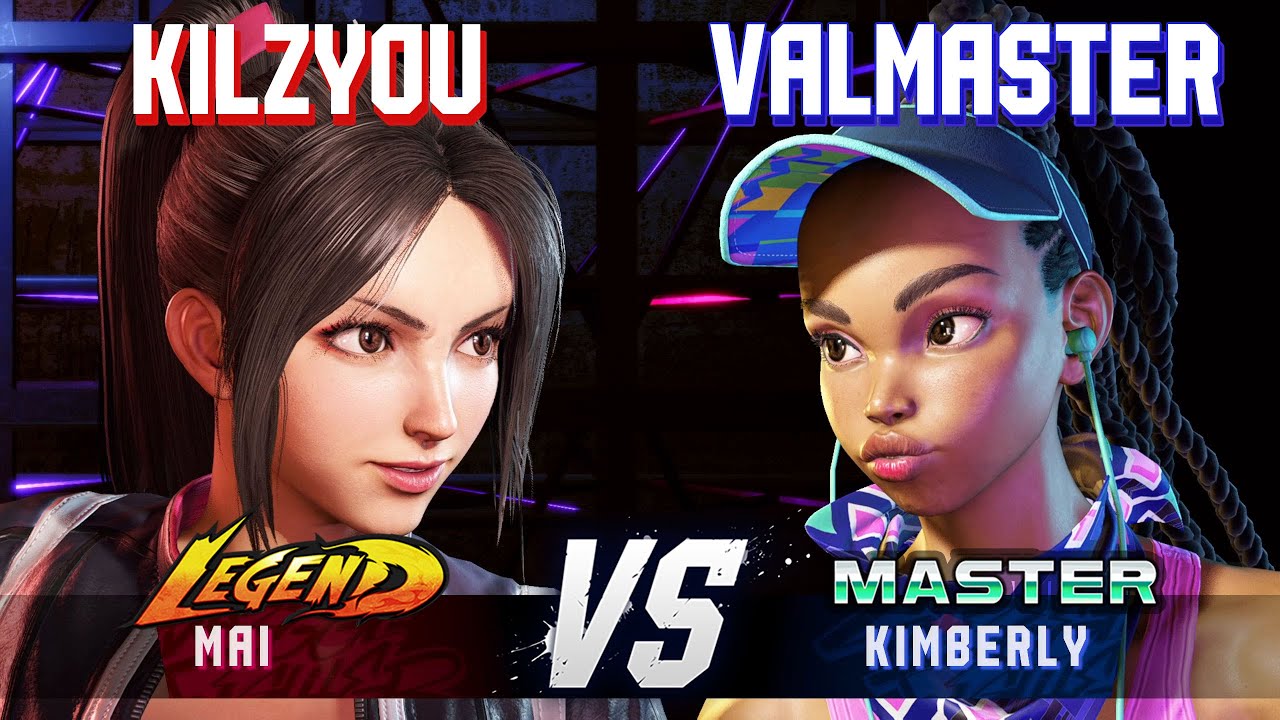 SF6 ▰ KILZYOU (Mai) vs VALMASTER (Kimberly) ▰ High Level Gameplay